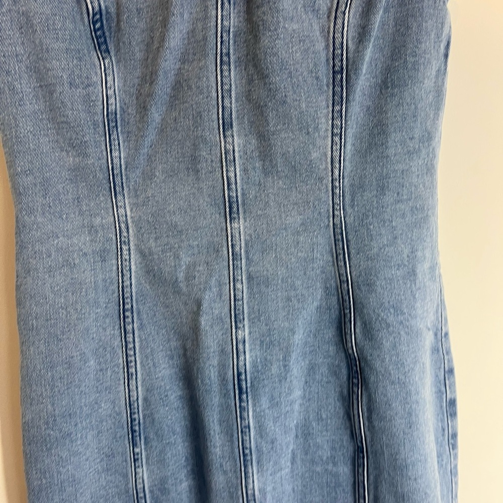 Abercrombie & Fitch Blue Midi Dress - Picture 16 of 16